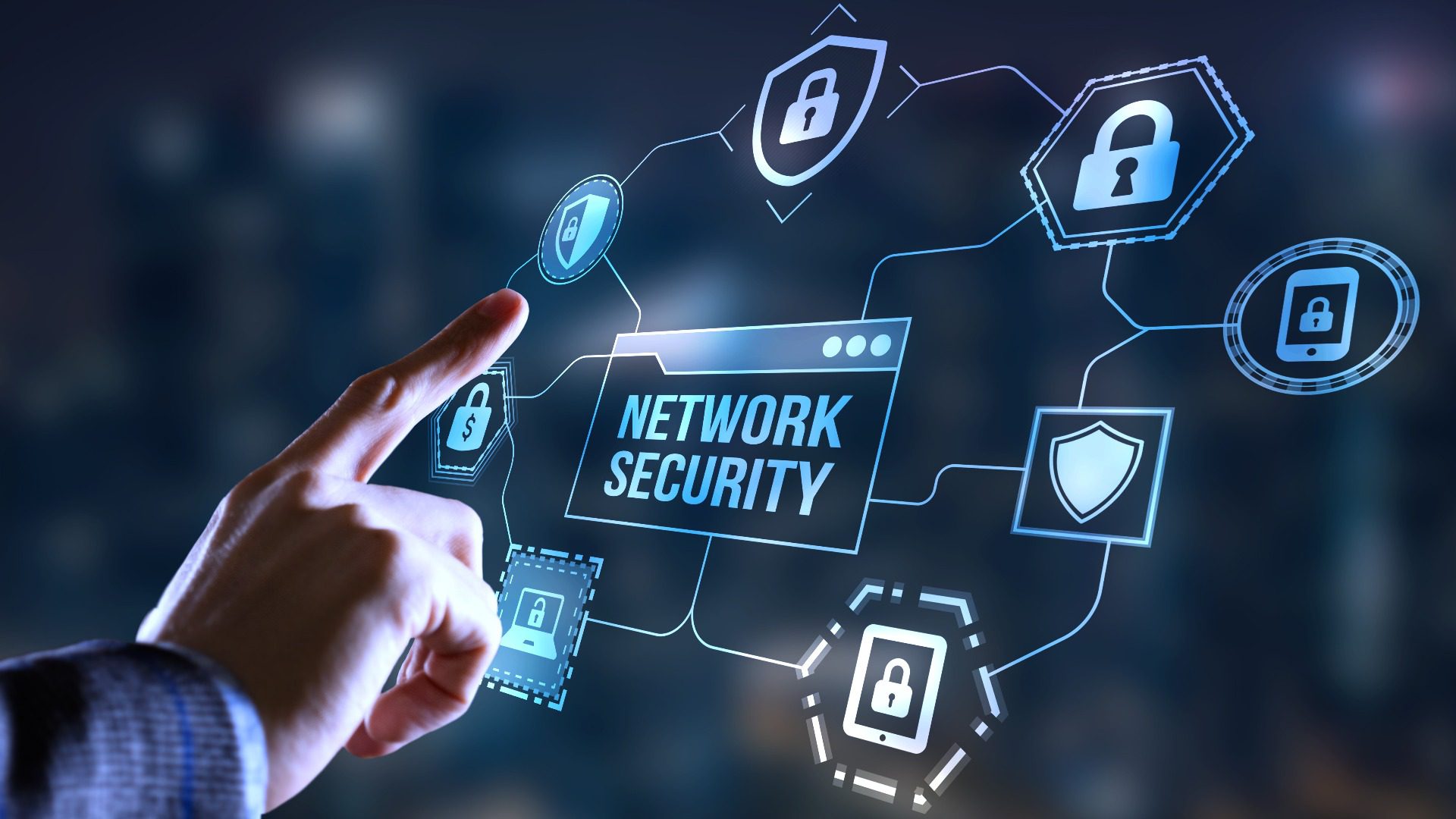 171563135_presentation-wide_normal_none Internet, business, Technology and network concept. Cyber security data protection business technology privacy concept.<br />